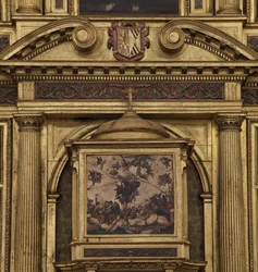 Collegiate Church. Interior. The High Altar (detail)