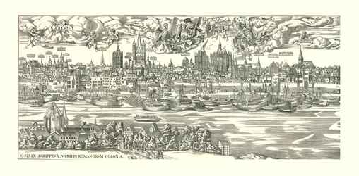 Cologne on the Rhine in 1530
