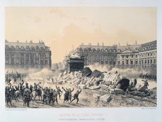 Colonne de la Place Vendome, Paris Commune, 16 May 1871