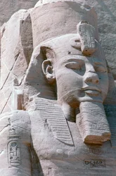 Colossal Statue of Rameses II, Temple of Abu Simbel, Egypt