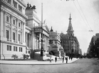Congress Hall and Avenida Callao, Buenos Aires, Argentina