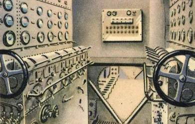 Control Room on Board the Dornier Do X Flying Boat