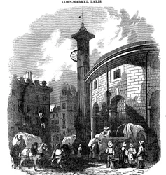 Corn-Market, Paris, 1836
