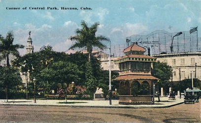 Corner of Central Park, Havana, Cuba, c. 1910