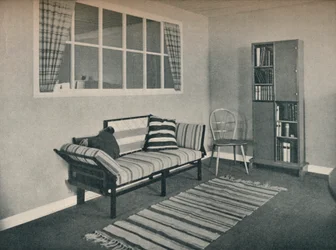 Corner of Living Room Designed by Prof. Karl Pullich