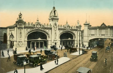 Coronation Exhibition, Wood Lane entrance, London, 1911.