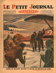 Costes and Bellonte Beat the Flying Distance Record, 1929
