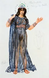 Costume design for the Queen of the Night