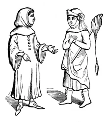 Costume of the commonality, 14th century