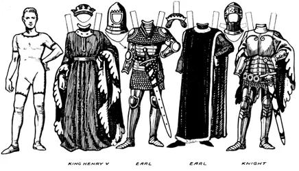 Costumes of Men and Women as Worn in the Period When Henry V Reigned