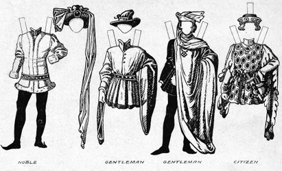 Costumes of Men and Women as Worn in the Period When Henry V Reigned