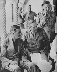 Council of War in Algiers: Mr Churchill with His Captains