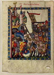 Count Wernher von Homberg from the Codex Manesse