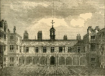 Court of Old Somerset House, from the North, 1881