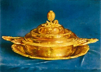 Covered Bowl and Plate, 1938