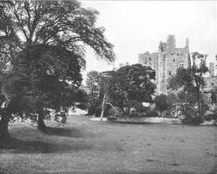 Craigmillar Castle, near Edinburgh, Scotland, 1894