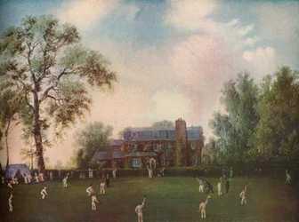 Cricket at Gads Hill Place, Rochester, c1868
