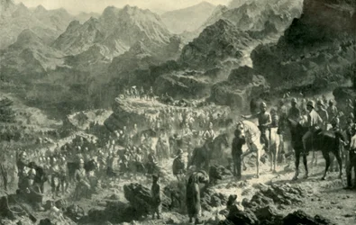 Crossing the Zamburak Kotal