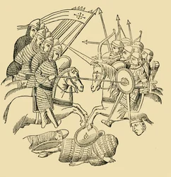 Crusaders and Saracens in Battle