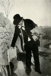 Cézanne with Painting and Palette