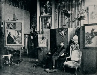 Dagnan in His Studio