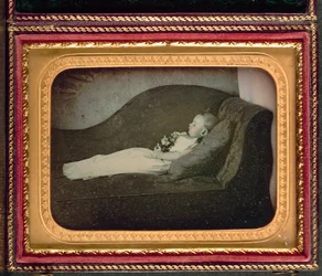 Dead Child on a Sofa, c. 1855