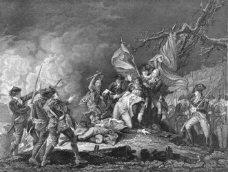 Death of General Montgomery at Quebec, December 1775