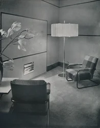 Debates studio at Broadcasting House, London, 1933