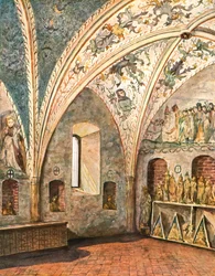 Decoration in St Nicholas Church, Jüterbog, Brandenburg, Germany