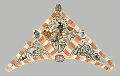Decoration in St Peters Church, Bastogne, Belgium