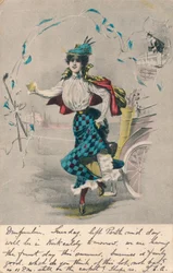 Decorative Female Golfer