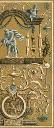 Decorative Painting in the Louvre, Paris, France, 1928