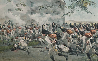 Defence of the Granary at Essling, 1809