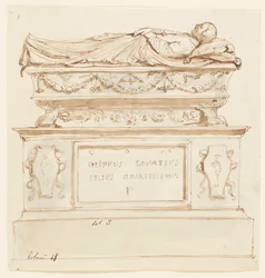 Design for a Sepulchral Monument for Filippo Lovazzi