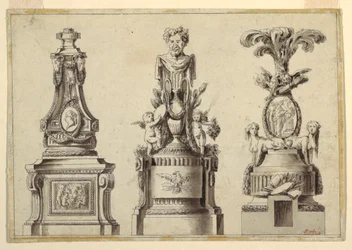 Designs for Three Pedestals