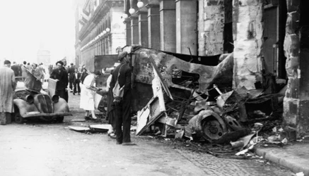 Destroyed Vehicle, Rue de Castiglione, Liberation of Paris, August 1944