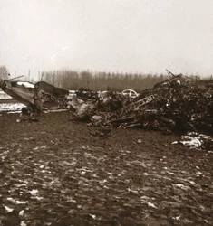 Destroyed Zeppelin, c1914-c1918