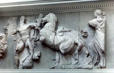 Detail from the Great Frieze of the Pergamon Altar