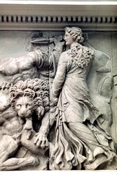 Detail from the Great Frieze of the Pergamon Altar, 180-159 BC