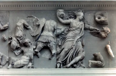 Detail from the Great Frieze of the Pergamon Altar