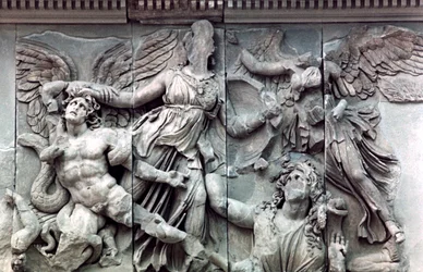 Detail from the Great Frieze of the Pergamon Altar