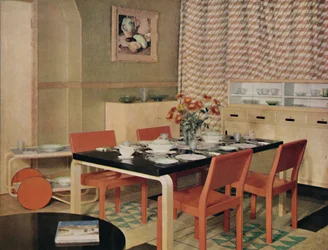 Dining Room with Finnish Furniture