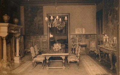 Dining Room at the Cuban Embassy in Brussels, Belgium, 1927