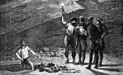 Discovery of Iguanodon Fossils, Bernissart, Belgium, 1878