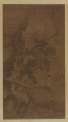 Discussing the Dao in the Shade of Pines, 14th century.