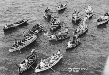 Diving Boys at Las Palmas, Gran Canaria, Canary Islands, Spain