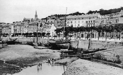Dockside, Trouville, France, c1920s