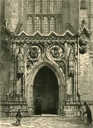 Doorway of Kings College Chapel