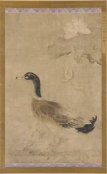 Drake and lotus flowers, Yuan dynasty, 1279-1368
