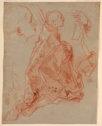 Study of a Young Bishop in Adoration